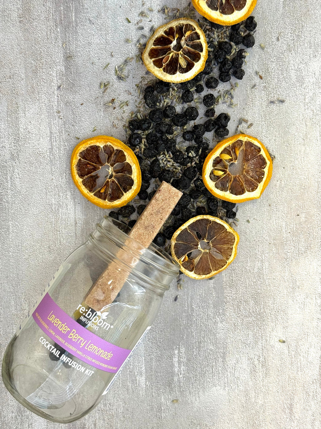 Lavender Berry Lemonade Cocktail Infusion Kit – Floral Fruit Infusion