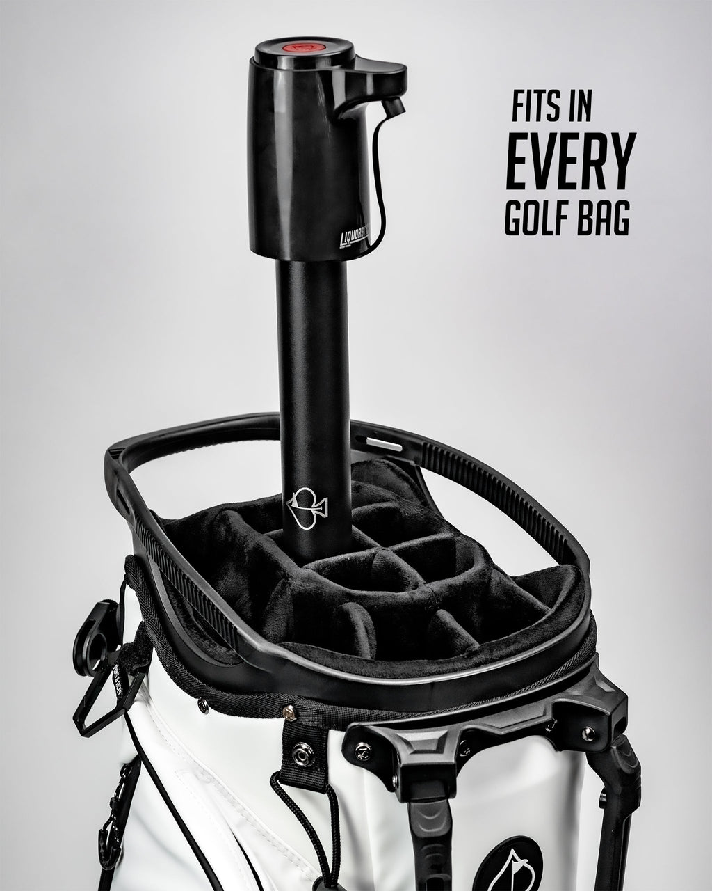 LiquorStick® 3.0 – Portable Drink Dispenser for Golf & Outdoor Events | Black