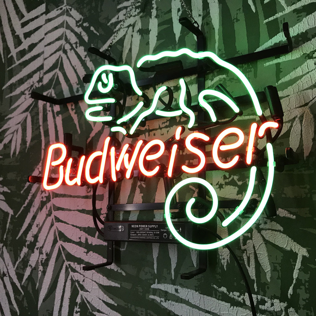 Budweiser Lizard Neon Sign