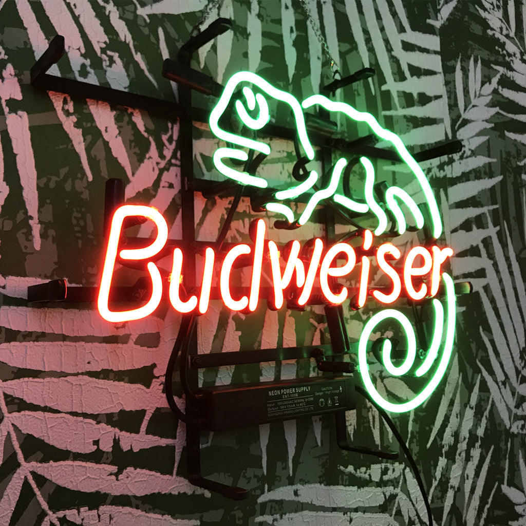Budweiser Lizard Neon Sign