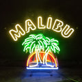 Malibu Beer Palm Tree Neon Sign