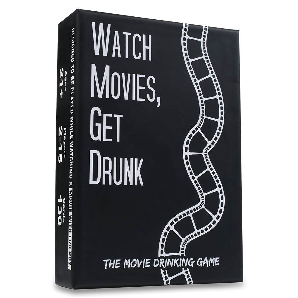 Watch Movies, Get Drunk - The Live Movie Drinking Game | 130 Cards