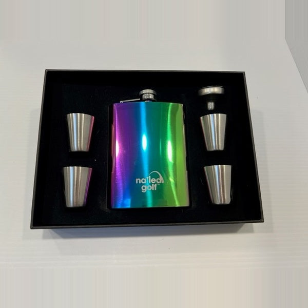Birdie Juice Flask & Shot Glass Gift Set - Golf Flask | 2 Styles