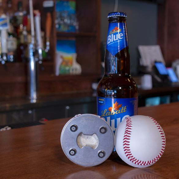 The BaseballOpener™ - Bottle Opener Made from a Real Baseball