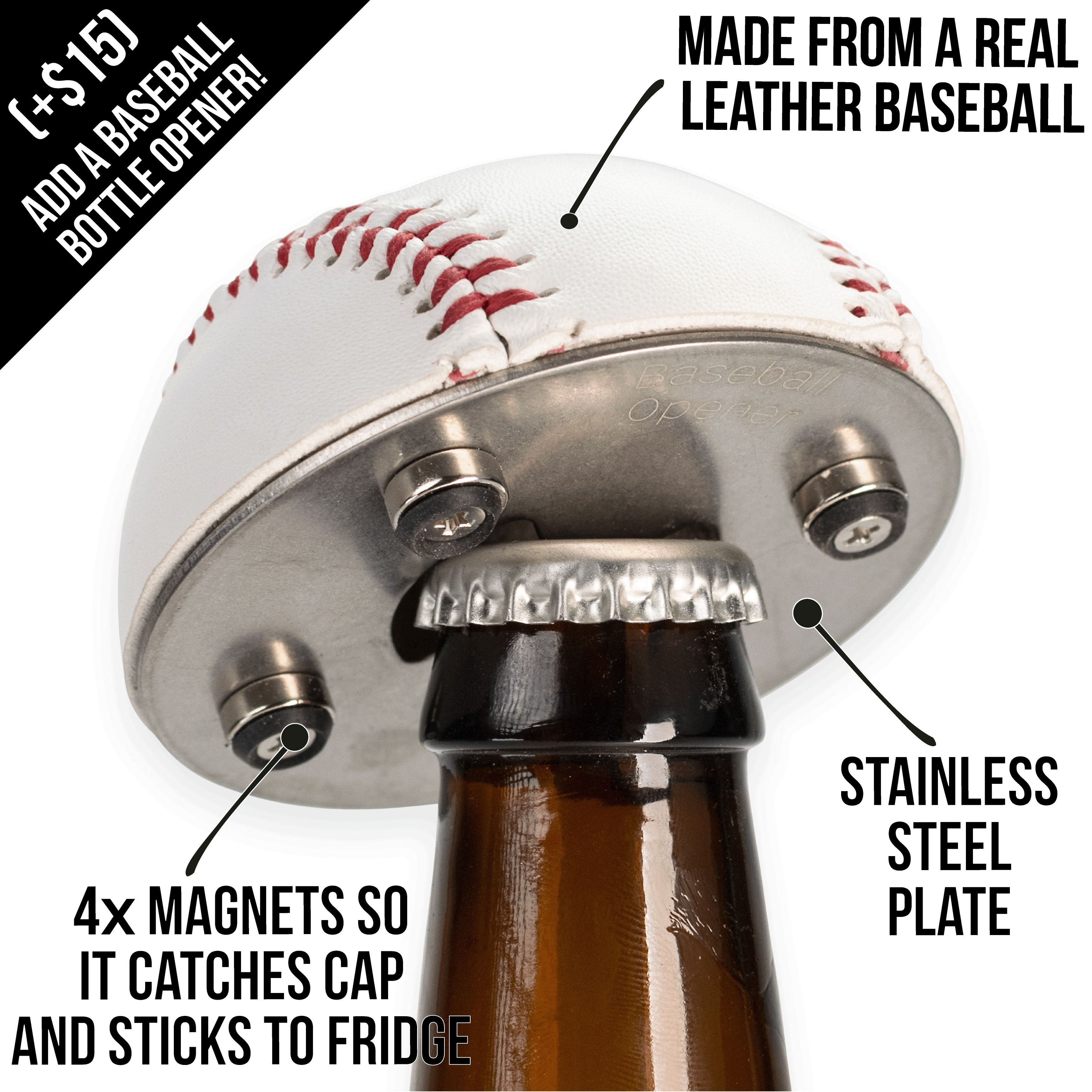 Baseball Flask - Made from a Real Leather Baseball | 1.5 oz