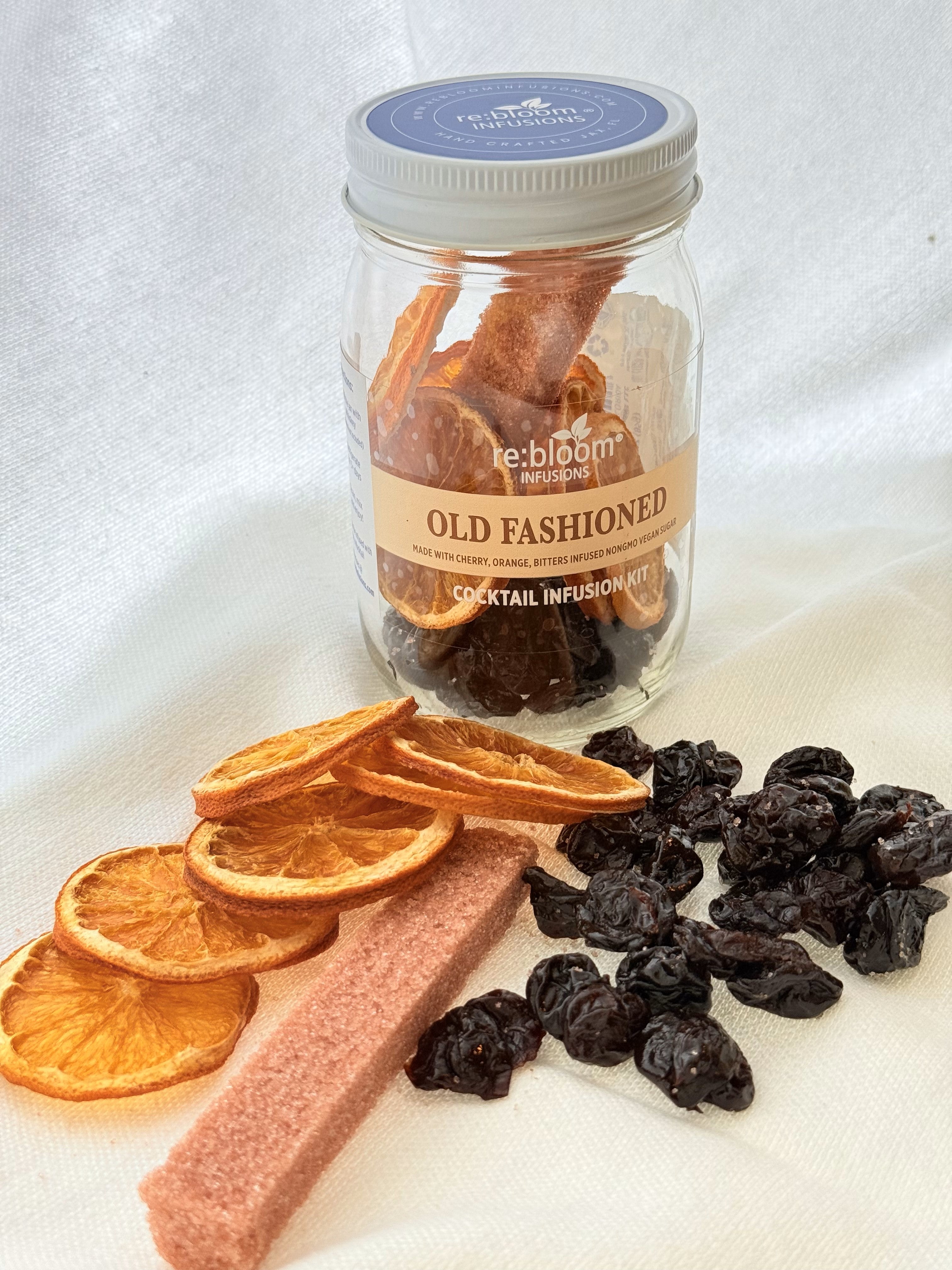 Old Fashioned Cocktail Infusion Kit – Handcrafted Cherry & Bitters Infusion