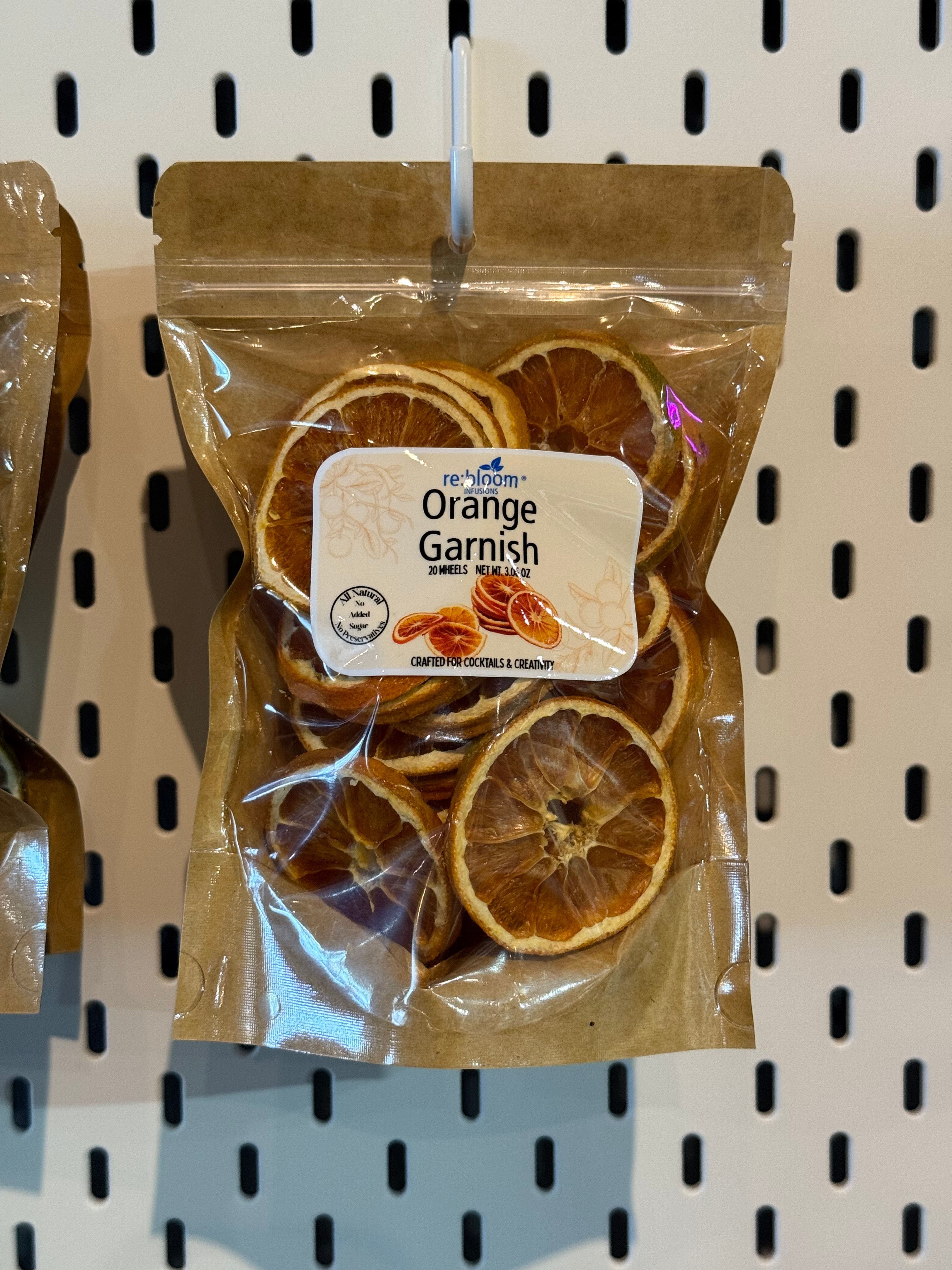 Dried Orange Wheel Cocktail Garnish – All-Natural Citrus Garnish