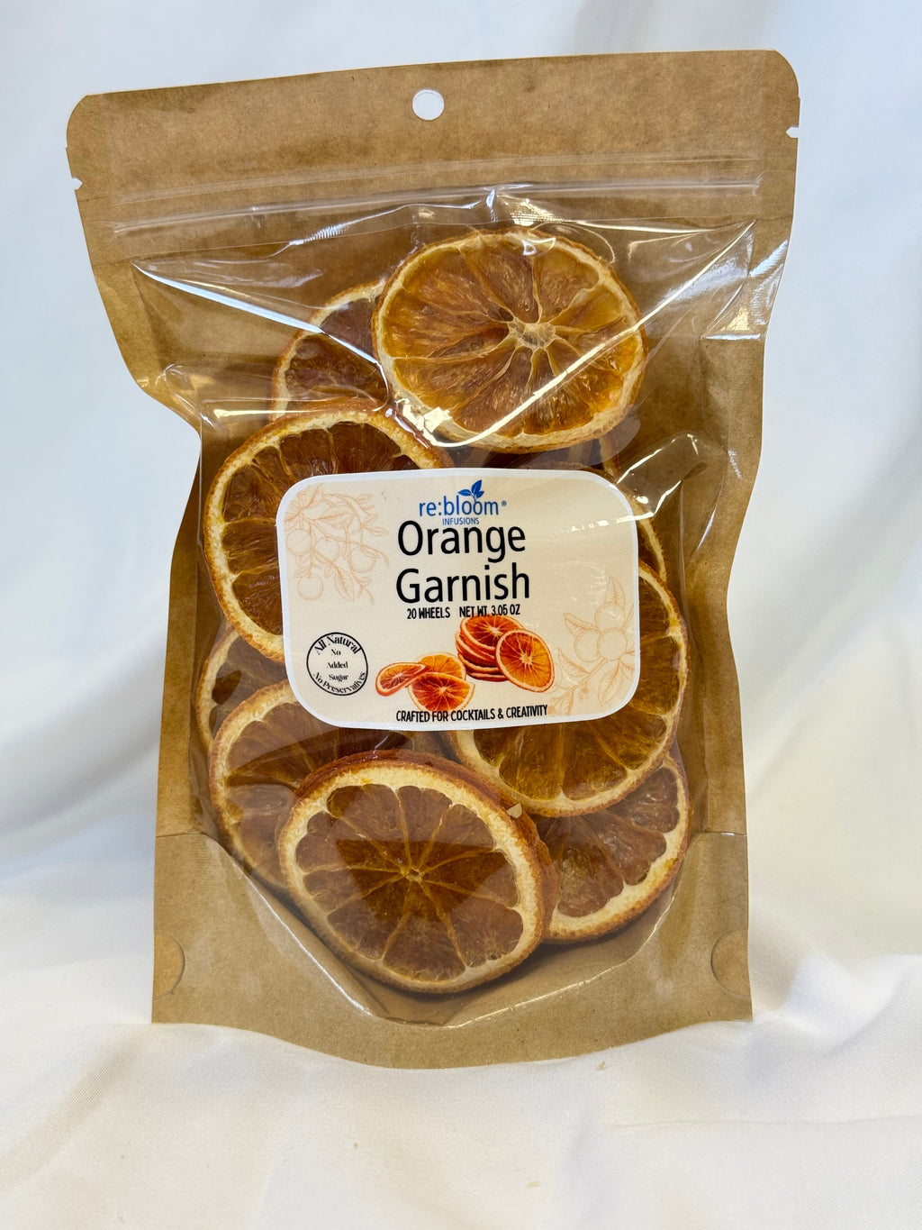 Dried Orange Wheel Cocktail Garnish – All-Natural Citrus Garnish