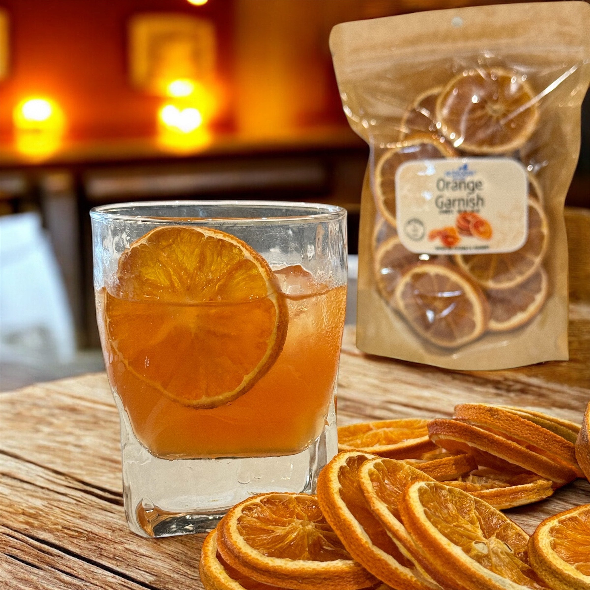 Dried Orange Wheel Cocktail Garnish – All-Natural Citrus Garnish