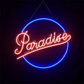 Paradise Neon Sign