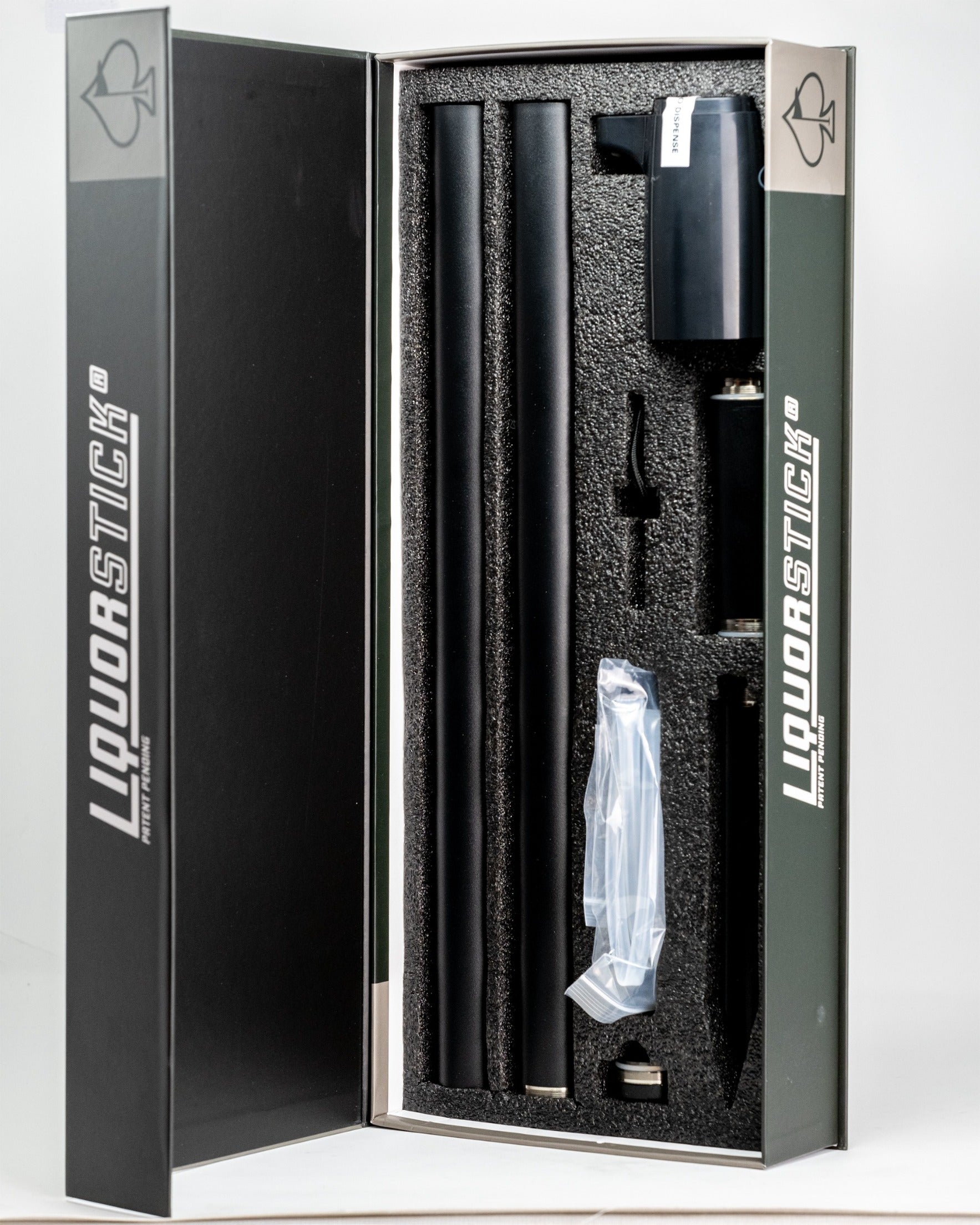 LiquorStick® 3.0 – Portable Drink Dispenser for Golf & Outdoor Events | Black