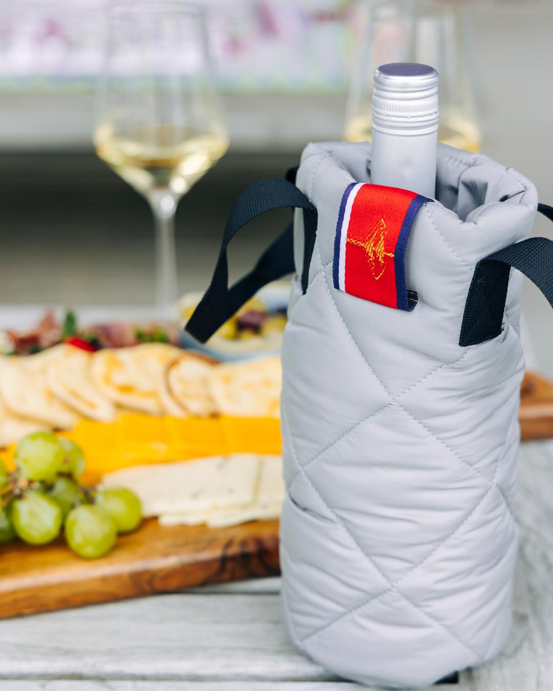 Puffer Wine Tote - Waterproof Wine Bag | 6 Colors