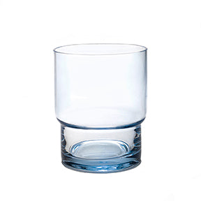 Blue Rock Glass – Set of 4 | Elegant Colored Tumbler Glassware