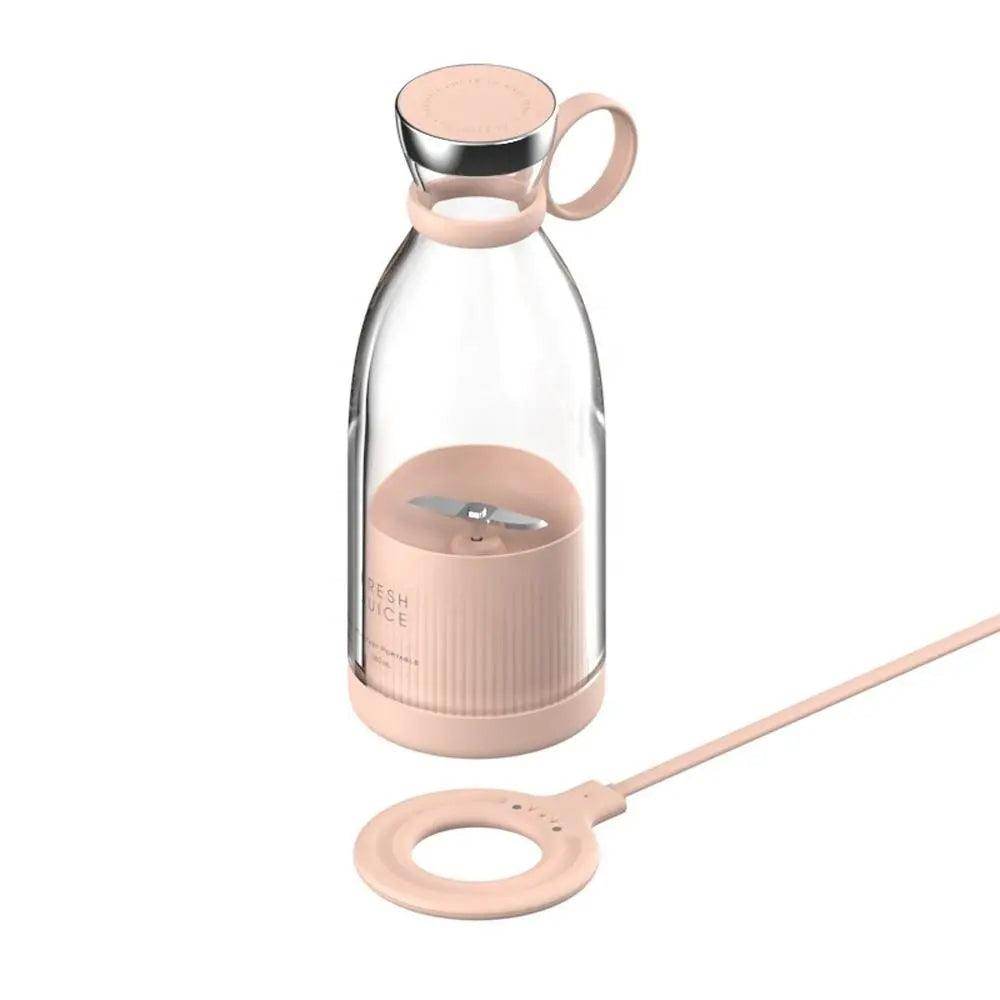 Portable Blender Bottle with Wireless Charging – Smoothie, Cocktail & Drink Maker