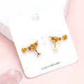 Stone Embellished Cocktail Stud Earrings – Fun Cocktail Jewelry