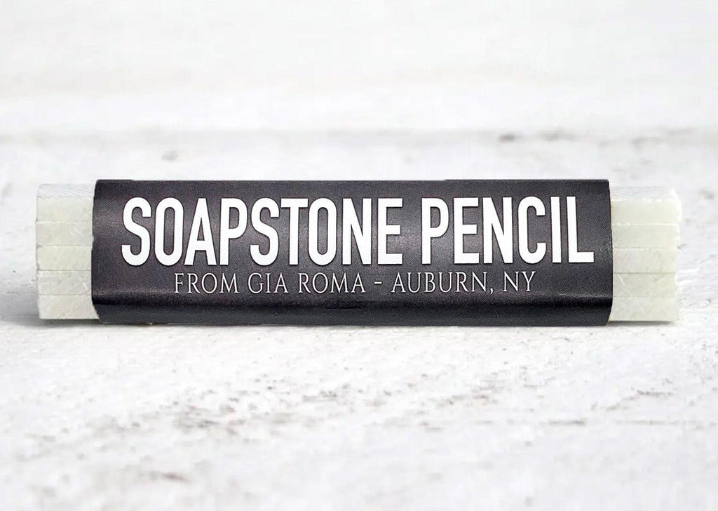 Gia Roma Soapstone Pencils for customizing the gray slate coasters.