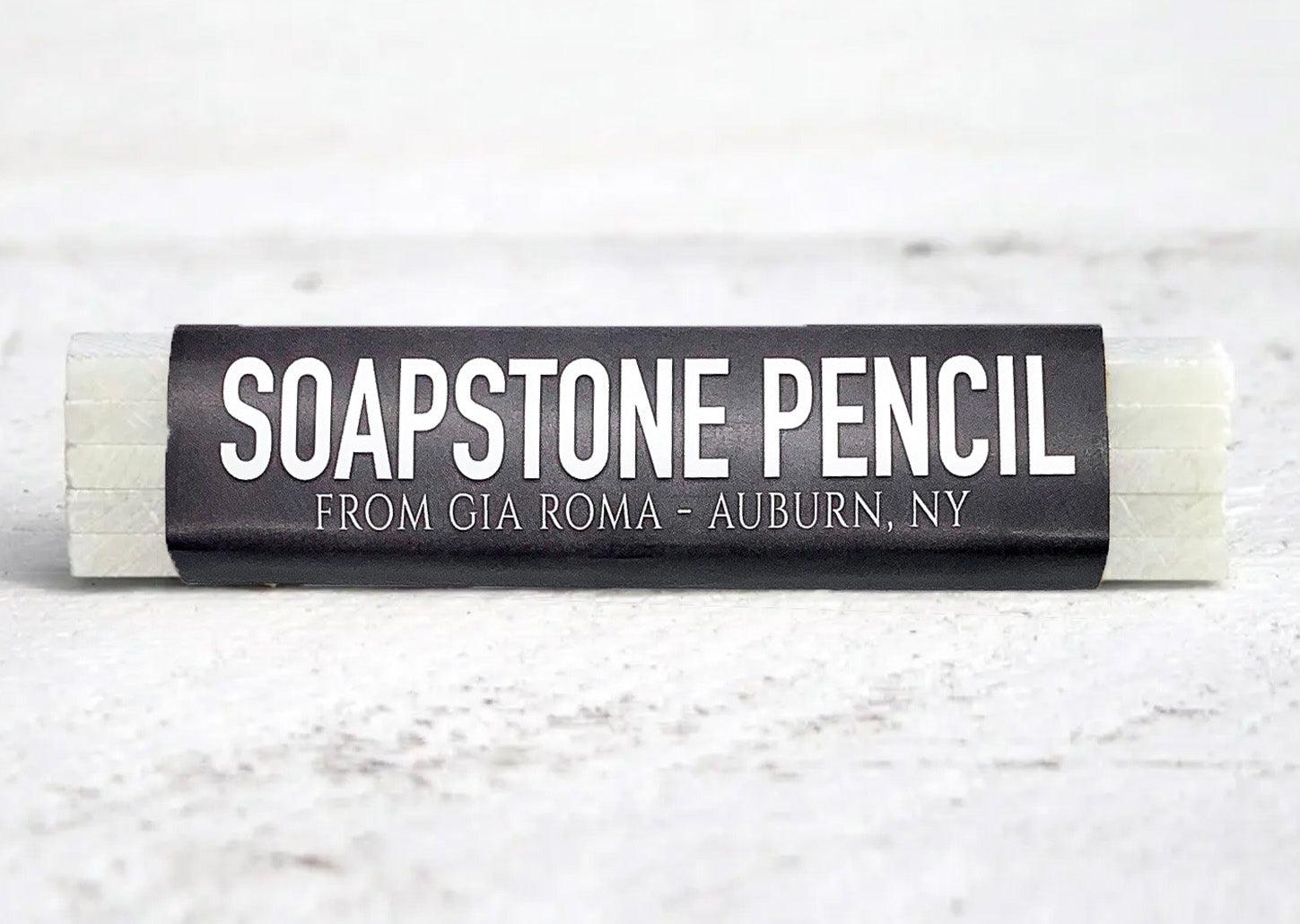 Gia Roma Soapstone Pencils for customizing the gray slate coasters.