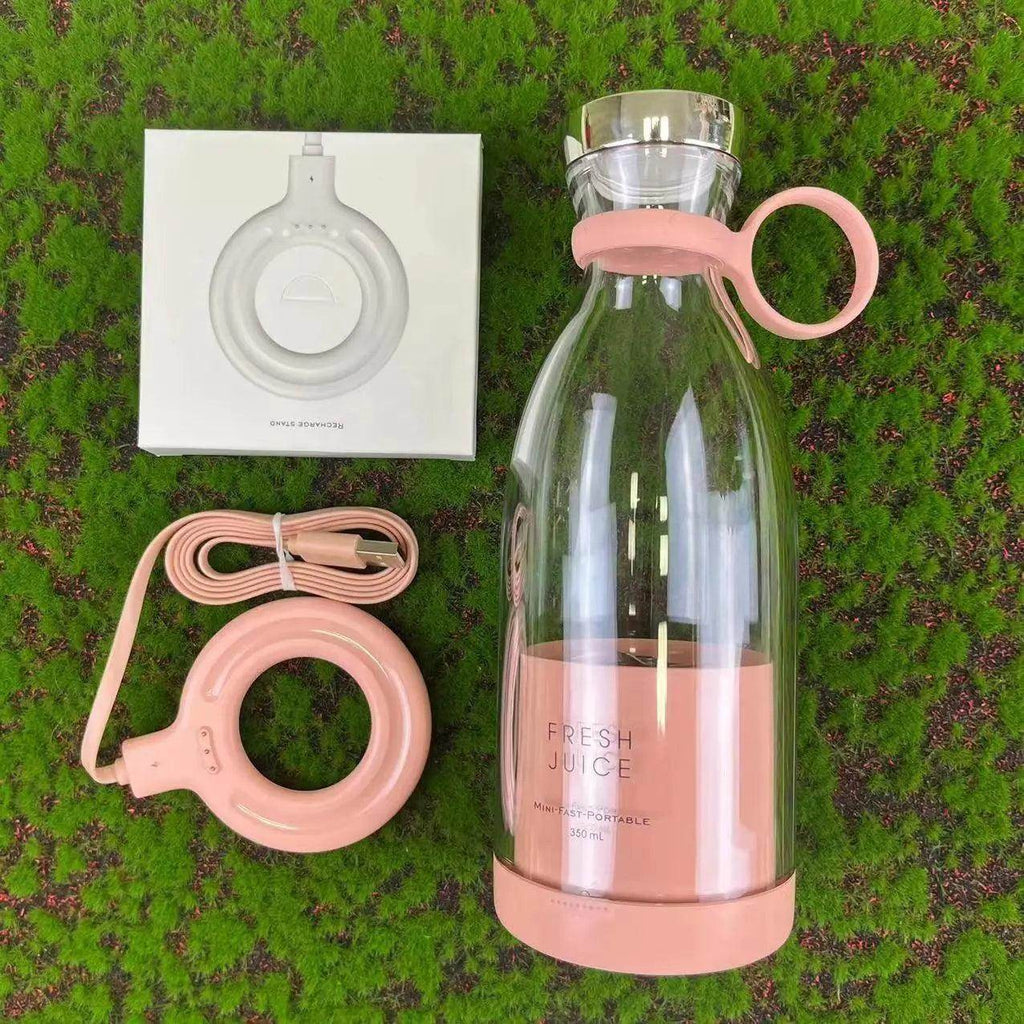 Portable Blender Bottle with Wireless Charging – Smoothie, Cocktail & Drink Maker