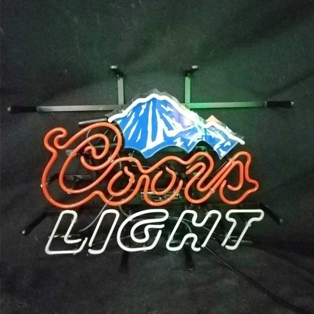Coors Light Beer Outline Neon Sign