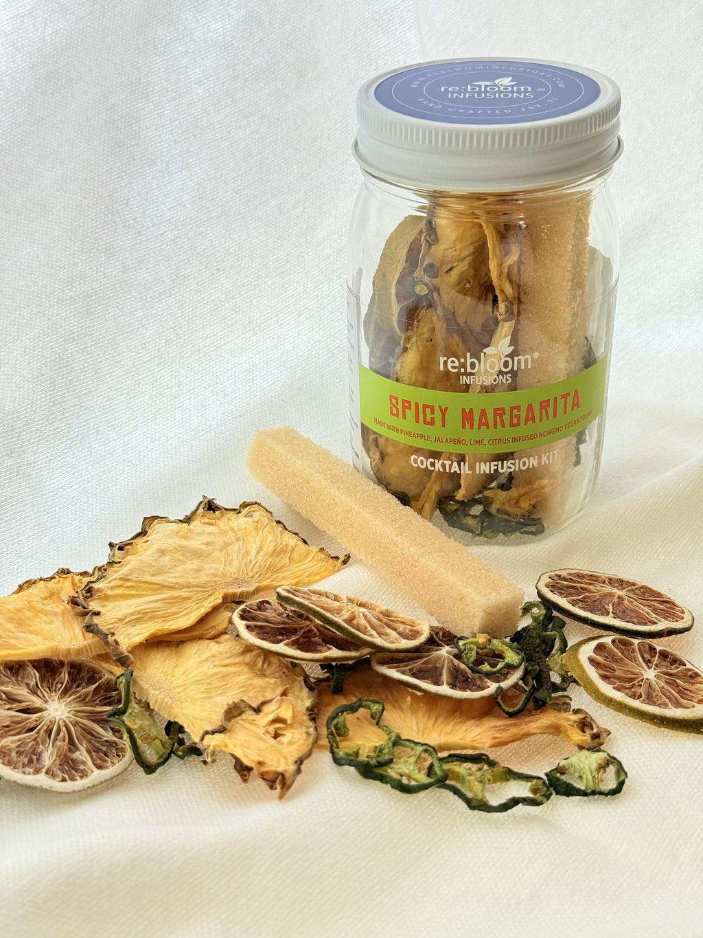Spicy Margarita Cocktail Infusion Kit – Pineapple Jalapeño Lime Infusion