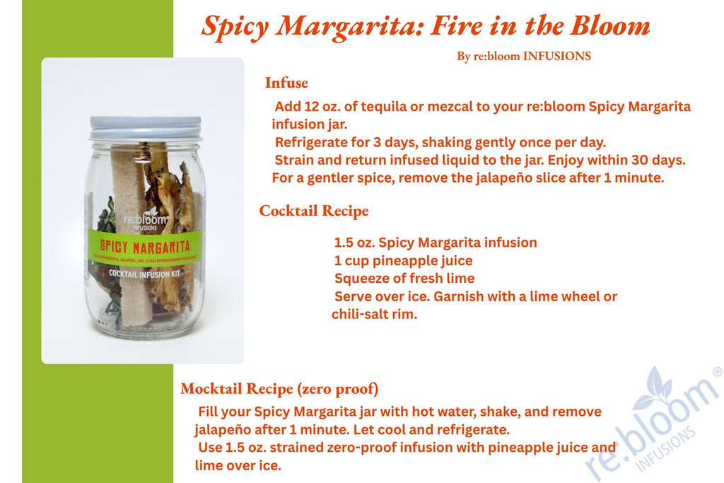 Spicy Margarita Cocktail Infusion Kit – Pineapple Jalapeño Lime Infusion
