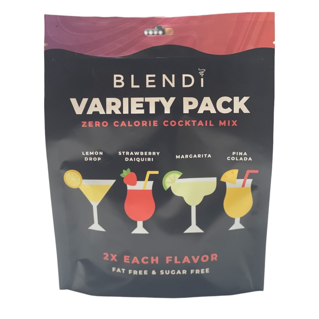 Skinny Mocktail Mixers – Zero Calorie Guilt-Free Drink Mix (6 Count)