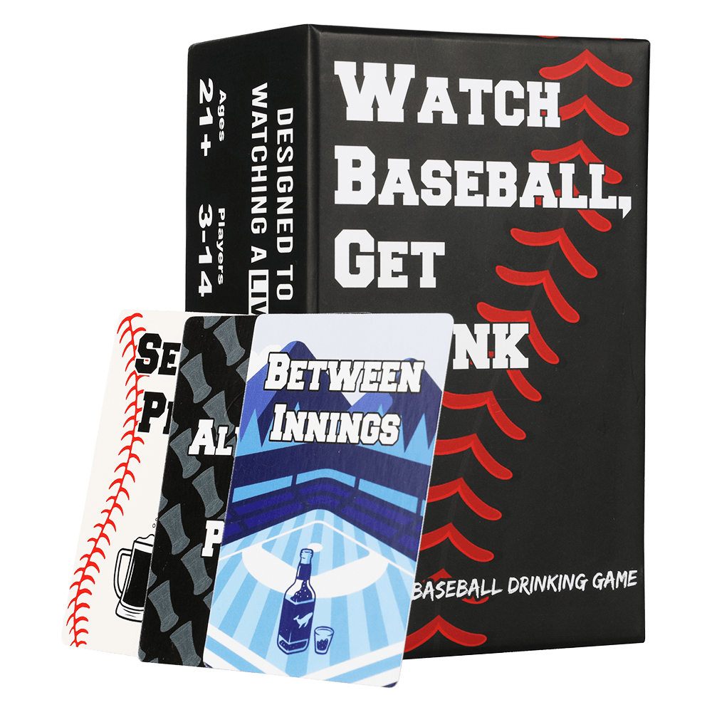 Watch Baseball, Get Drunk - The Live Baseball Drinking Game | 260 Cards