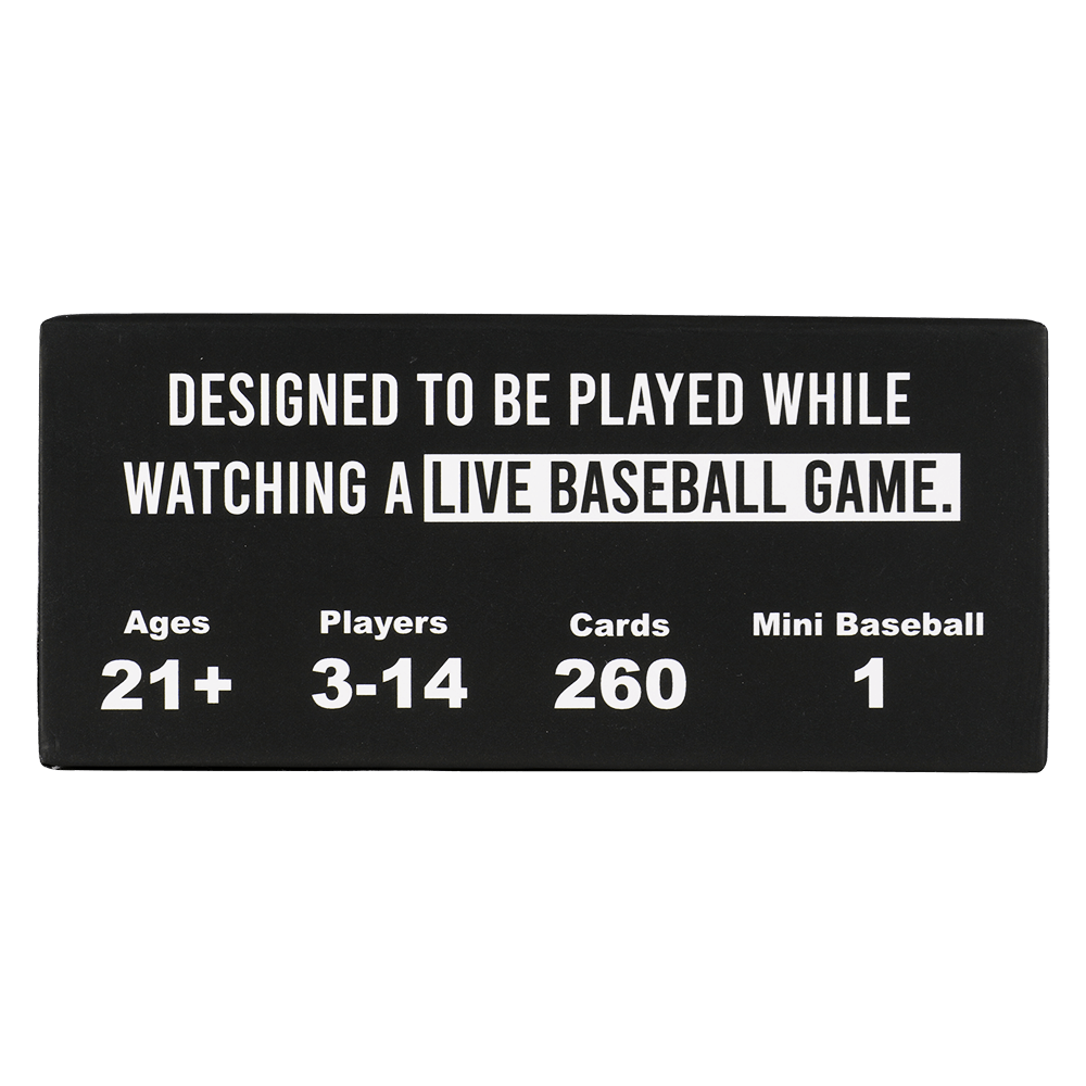Watch Baseball, Get Drunk - The Live Baseball Drinking Game | 260 Cards