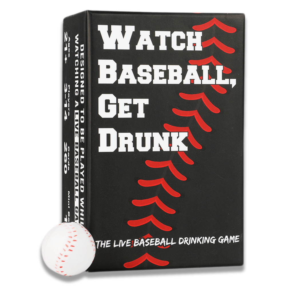 Watch Baseball, Get Drunk - The Live Baseball Drinking Game | 260 Cards