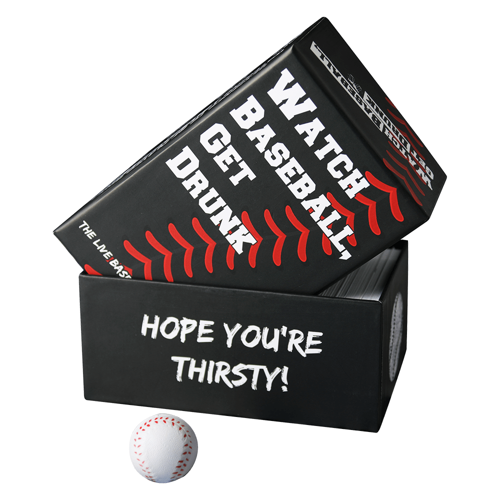 Watch Baseball, Get Drunk - The Live Baseball Drinking Game | 260 Cards