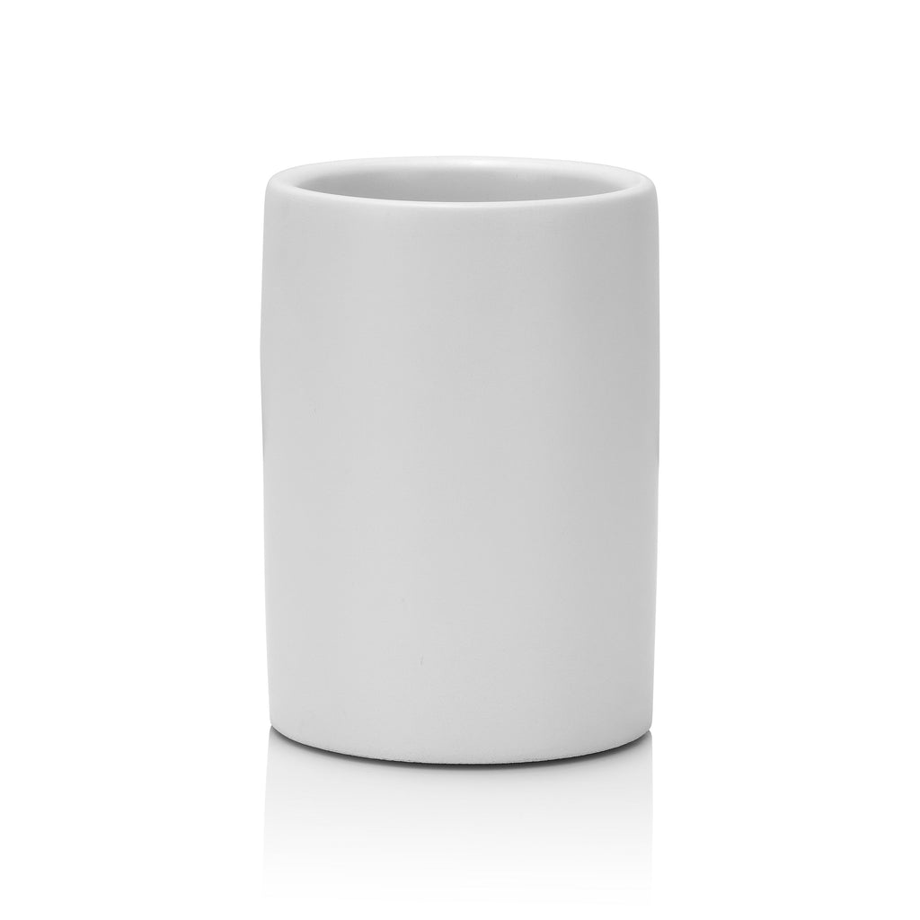White Concrete Wine Chiller & Utensil Holder