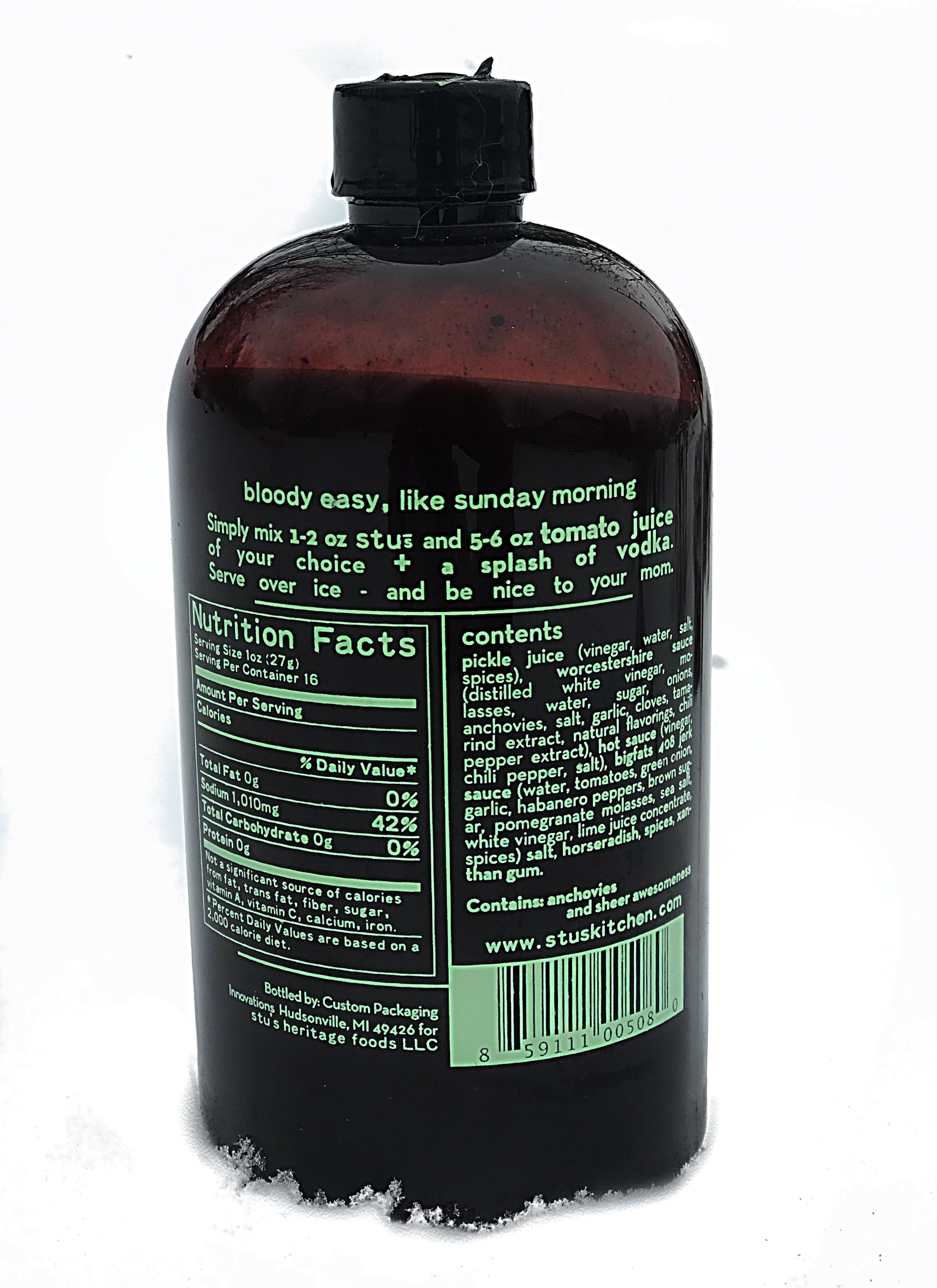 Stu's Jamaican Jerk No. 2 – Spicy Bloody Mary Concentrate
