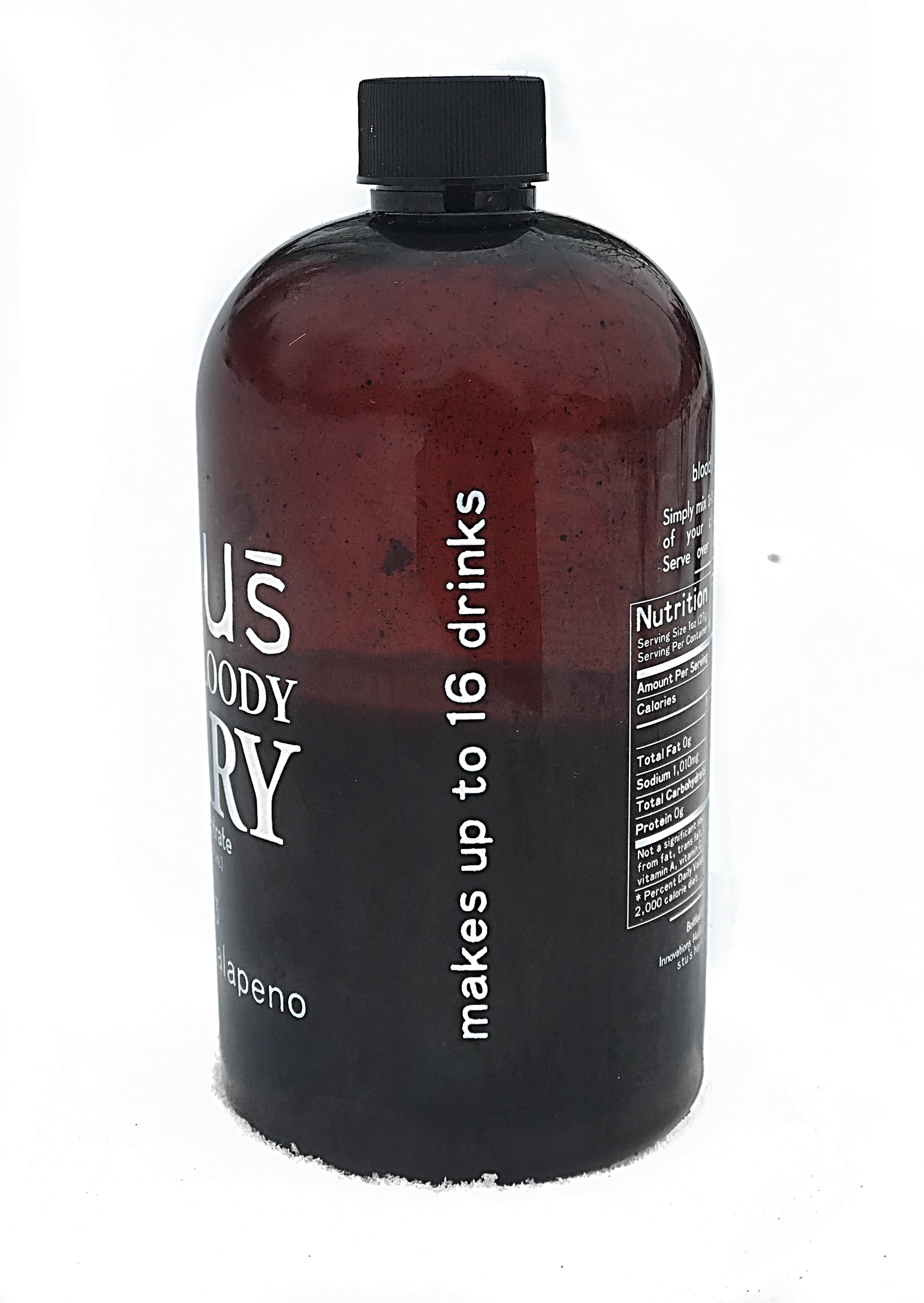 Stu's Smoked Jalapéno No. 3 – Bloody Mary Concentrate & Savory Drink Enhancer