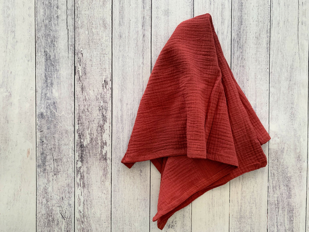 Cotton Crinkle Cloth Napkins -  Set of 4 | 8 Colors