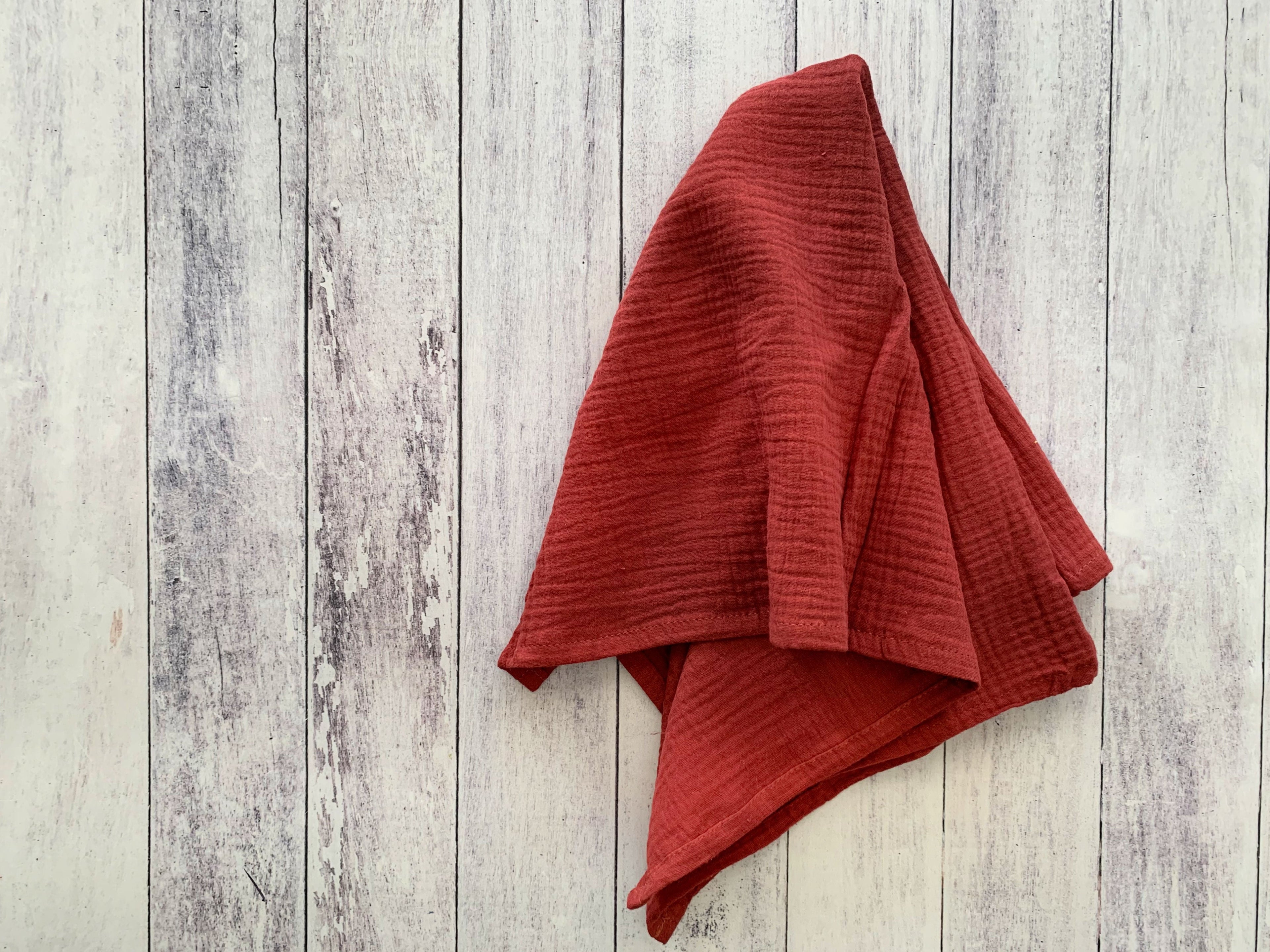 Cotton Crinkle Cloth Napkins -  Set of 4 | 8 Colors