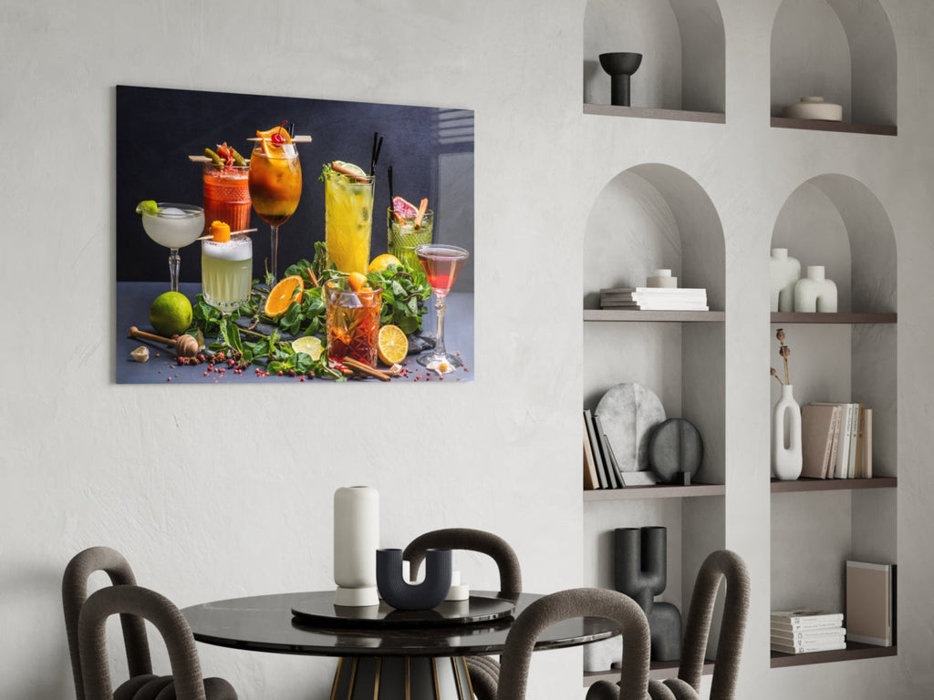 Cocktail Glass Wall Art – Home Bar Print Decor