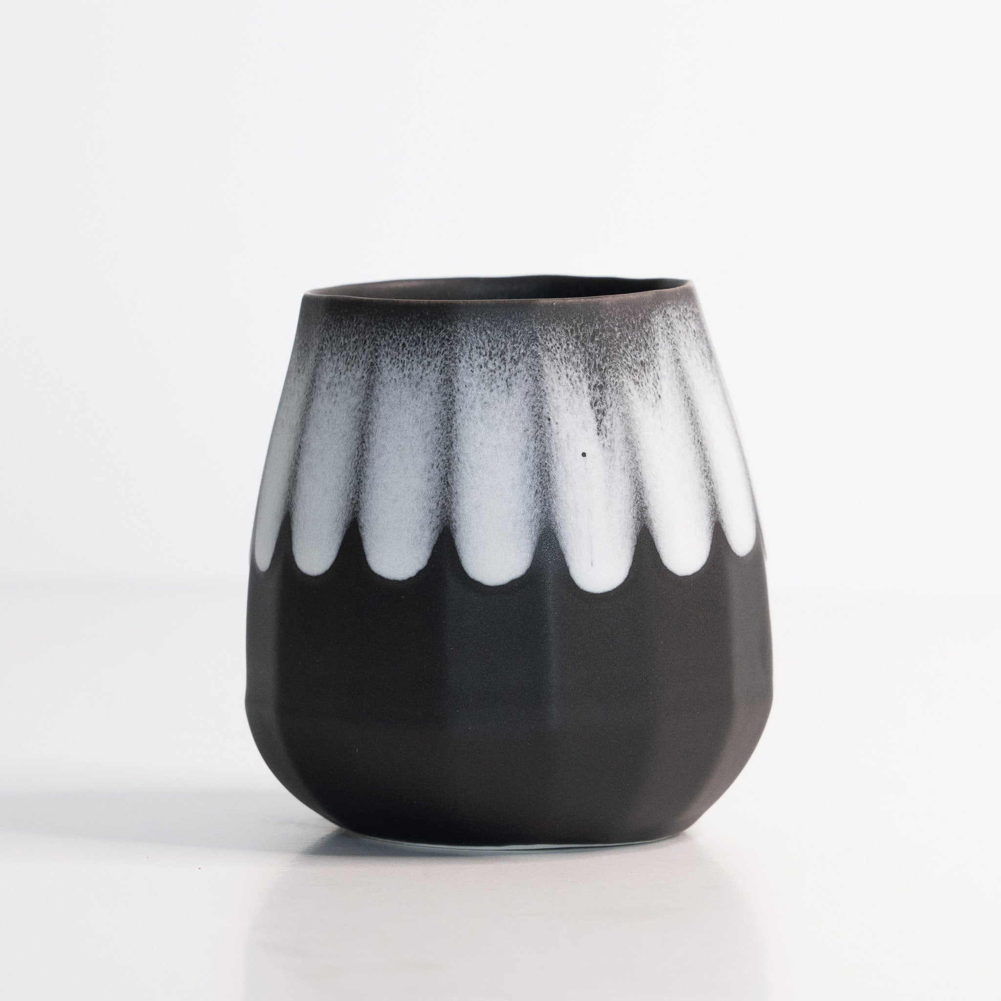 Ceramic Stemless Wine Glass - Handmade Porcelain | 7 Colors
