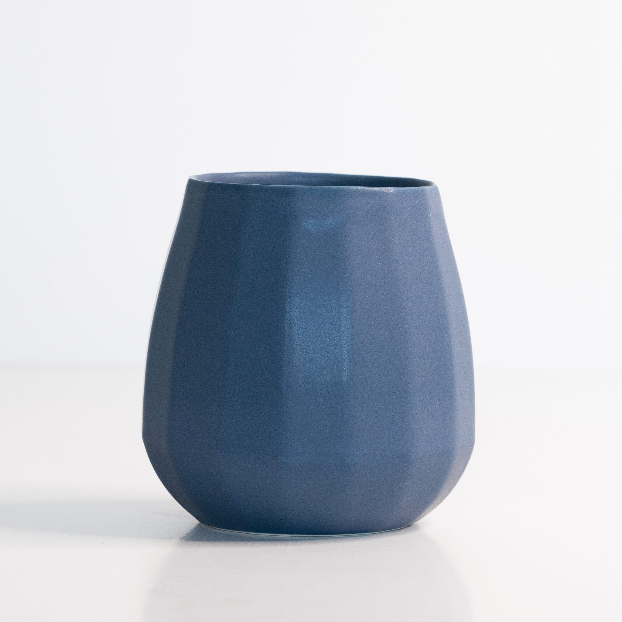 Ceramic Stemless Wine Glass - Handmade Porcelain | 7 Colors