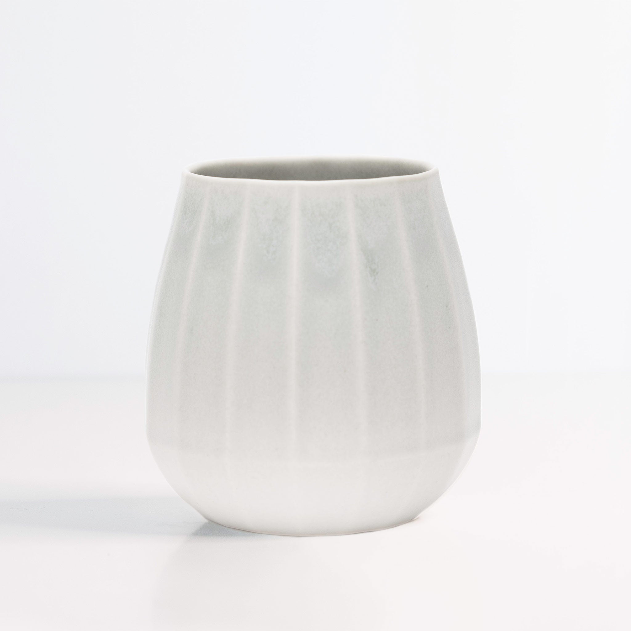 Ceramic Stemless Wine Glass - Handmade Porcelain | 7 Colors