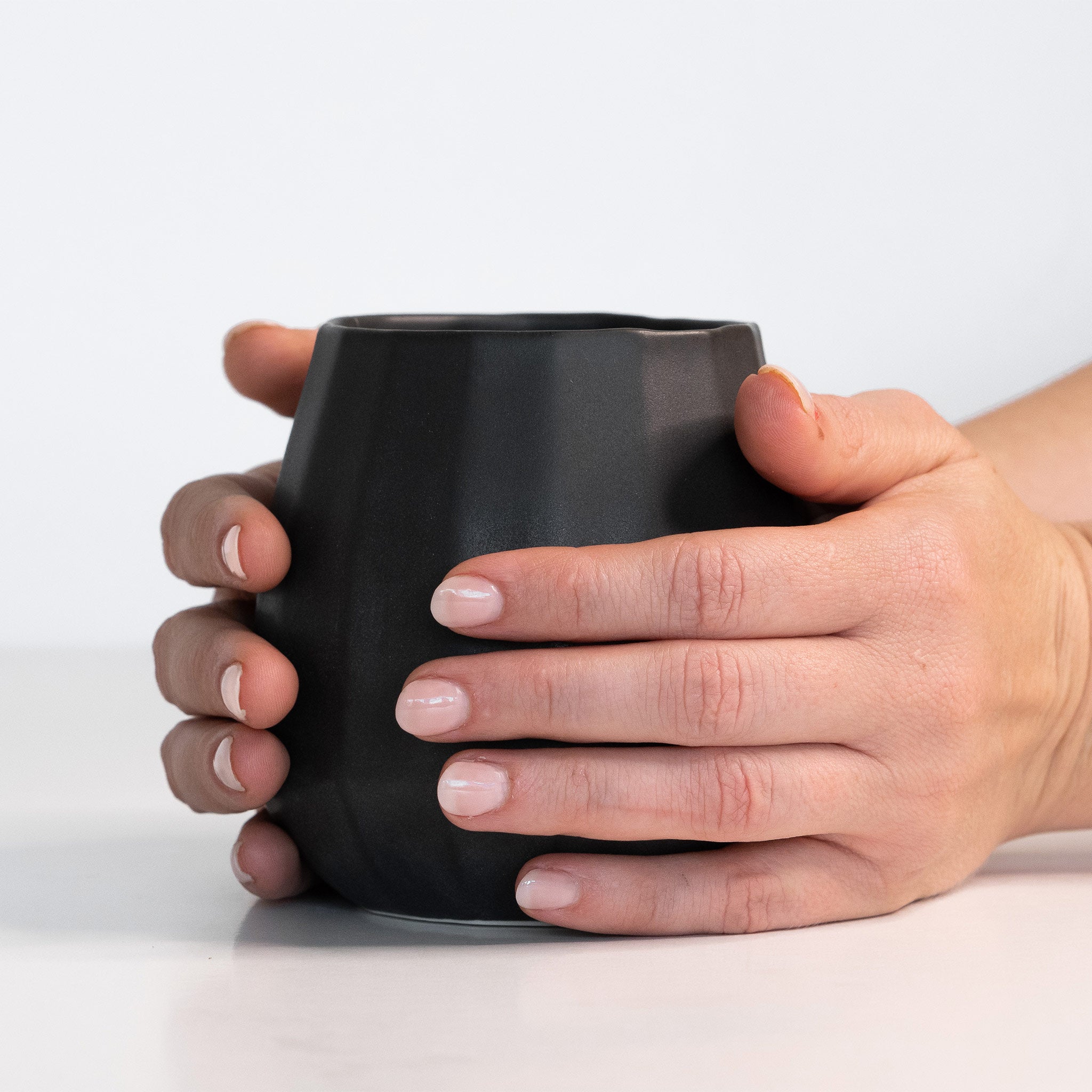Ceramic Stemless Wine Glass - Handmade Porcelain | 7 Colors