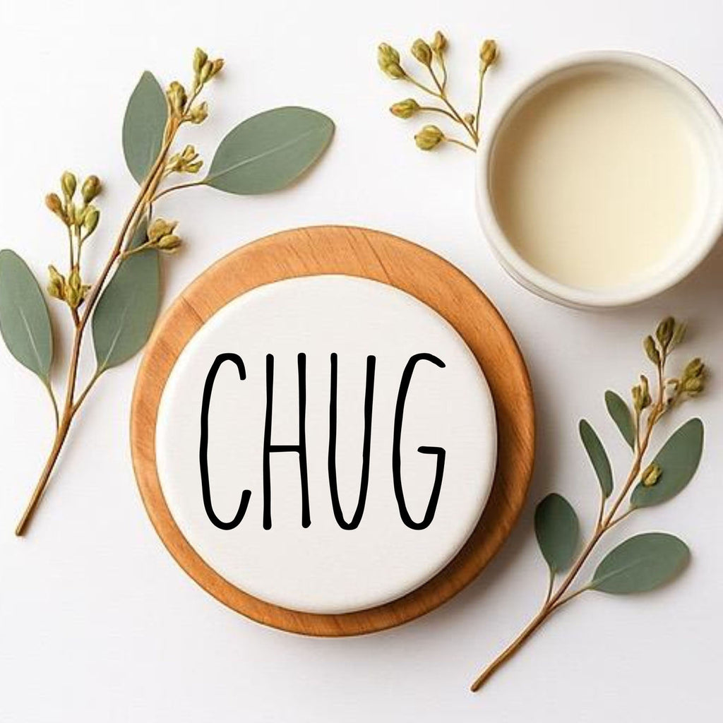 Minimalist One-Word Ceramic Coasters - 11 Moods