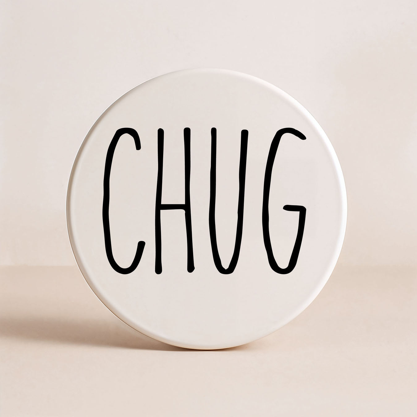 Minimalist One-Word Ceramic Coasters - 11 Moods