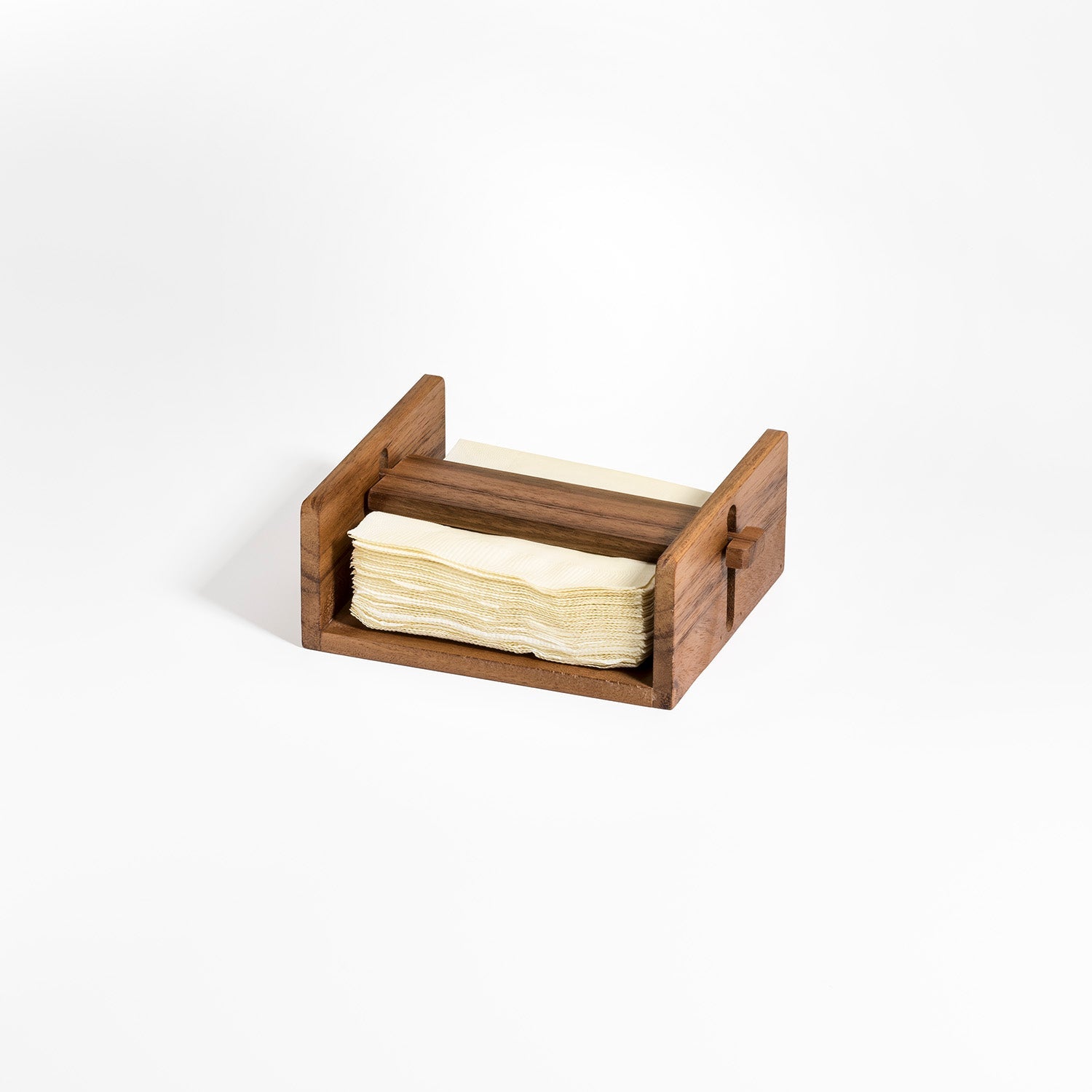Adjustable Cocktail Napkin Holder – Open Bar Design for 5x5 Napkins