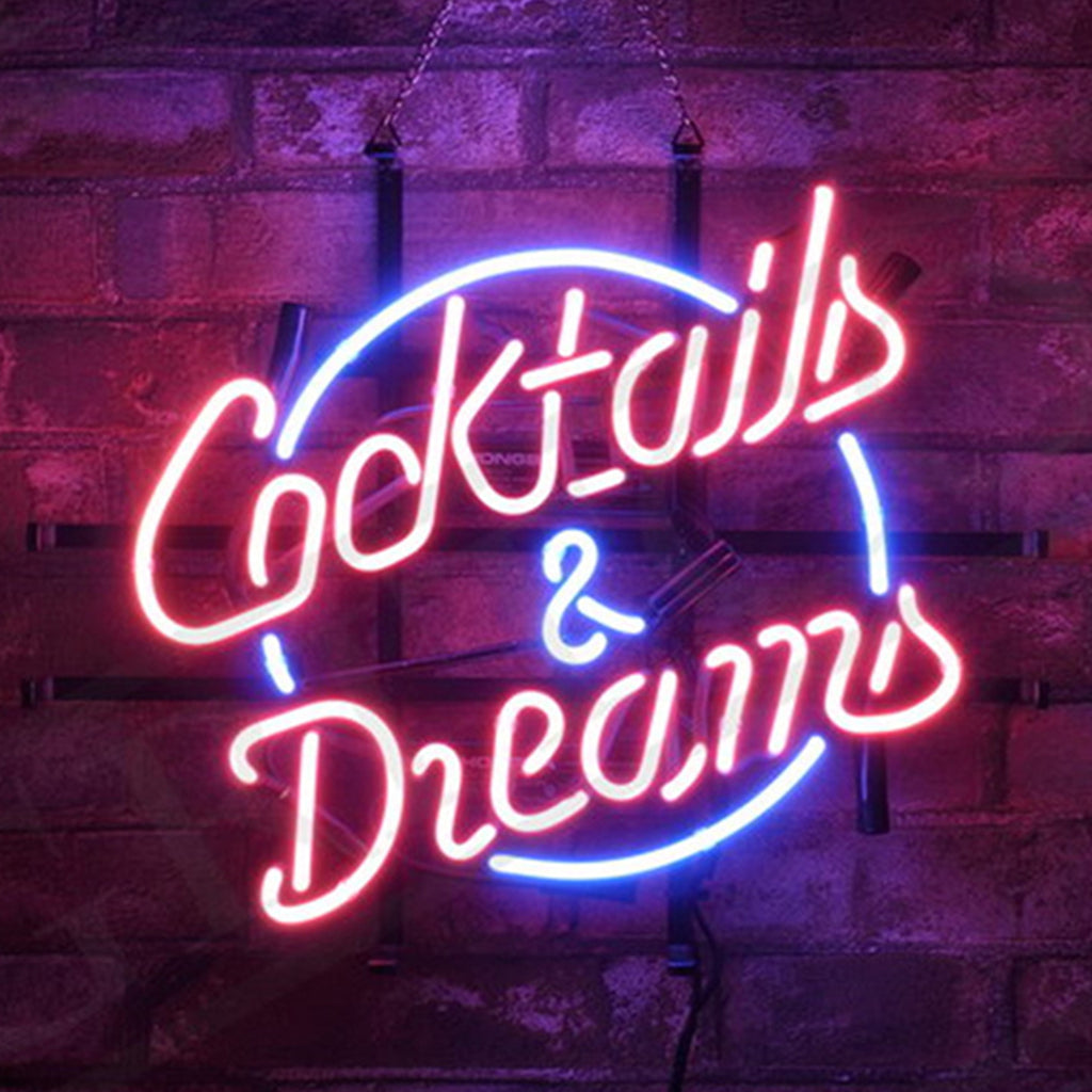 Cocktails & Dreams Neon Sign