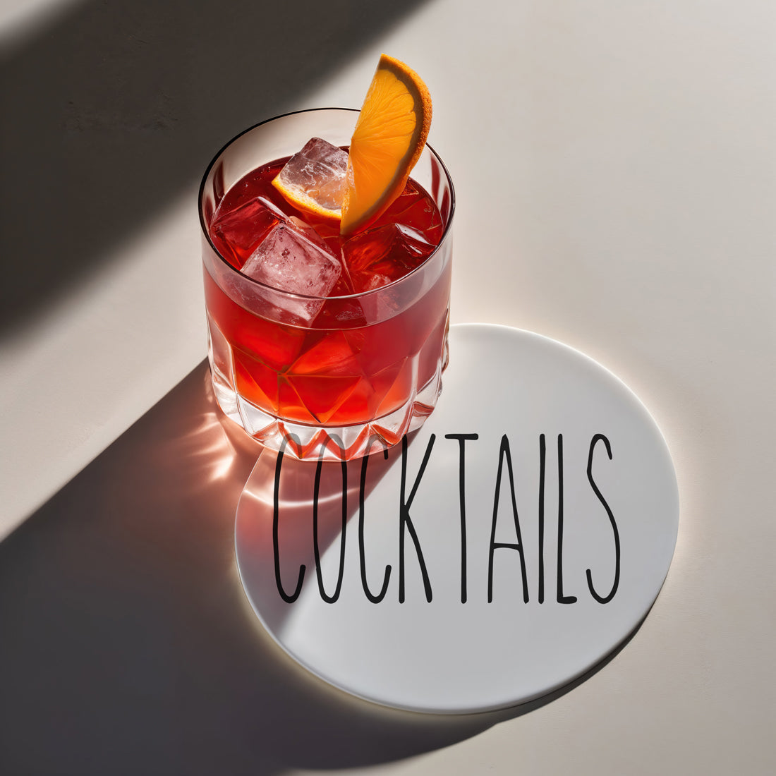 Minimalist One-Word Ceramic Coasters - 11 Moods