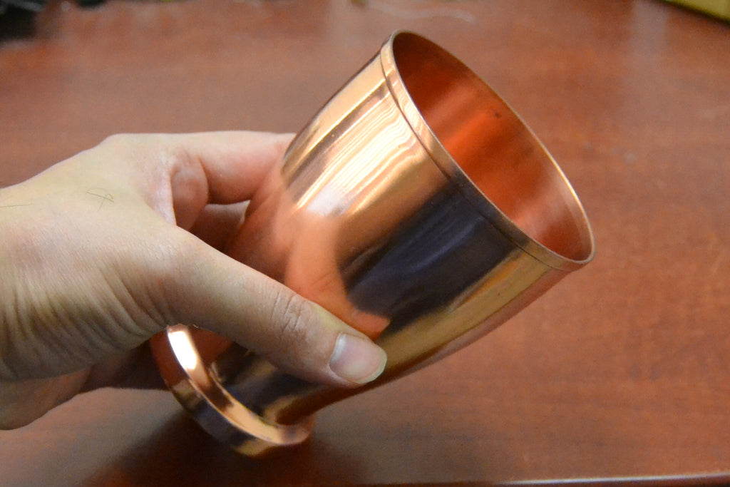 Handmade Genuine Copper Drinking Cup – 400ml Moscow Mule & Cocktail Glass