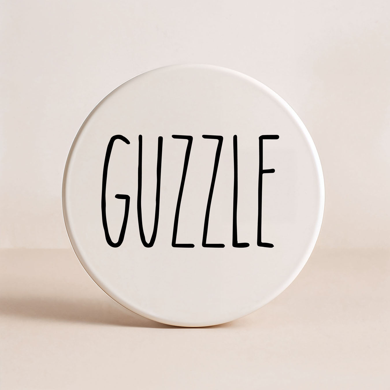 Minimalist One-Word Ceramic Coasters - 11 Moods
