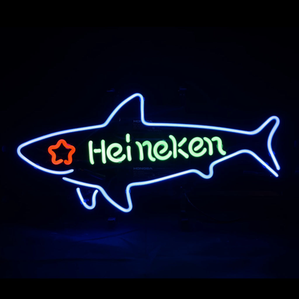 Heineken Beer Shark Neon Sign