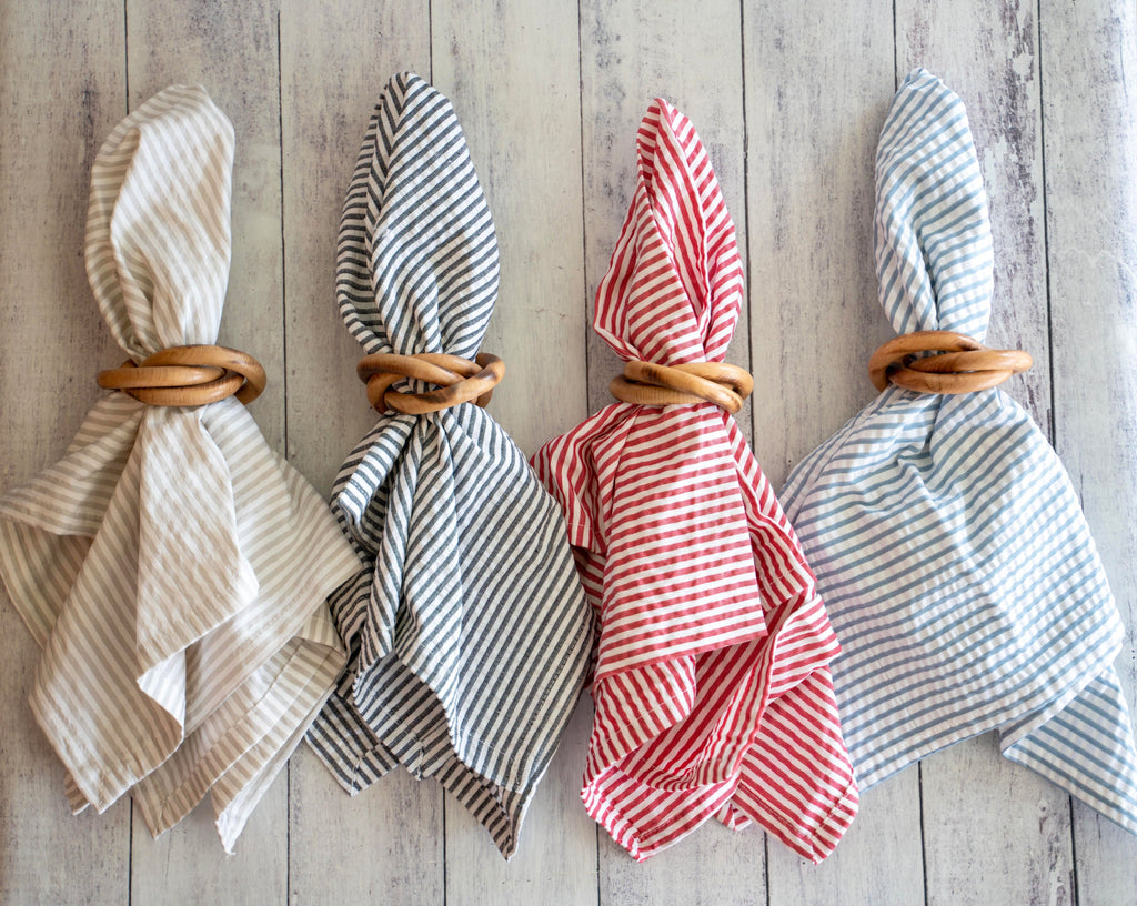 Wood Bangle Napkin Rings