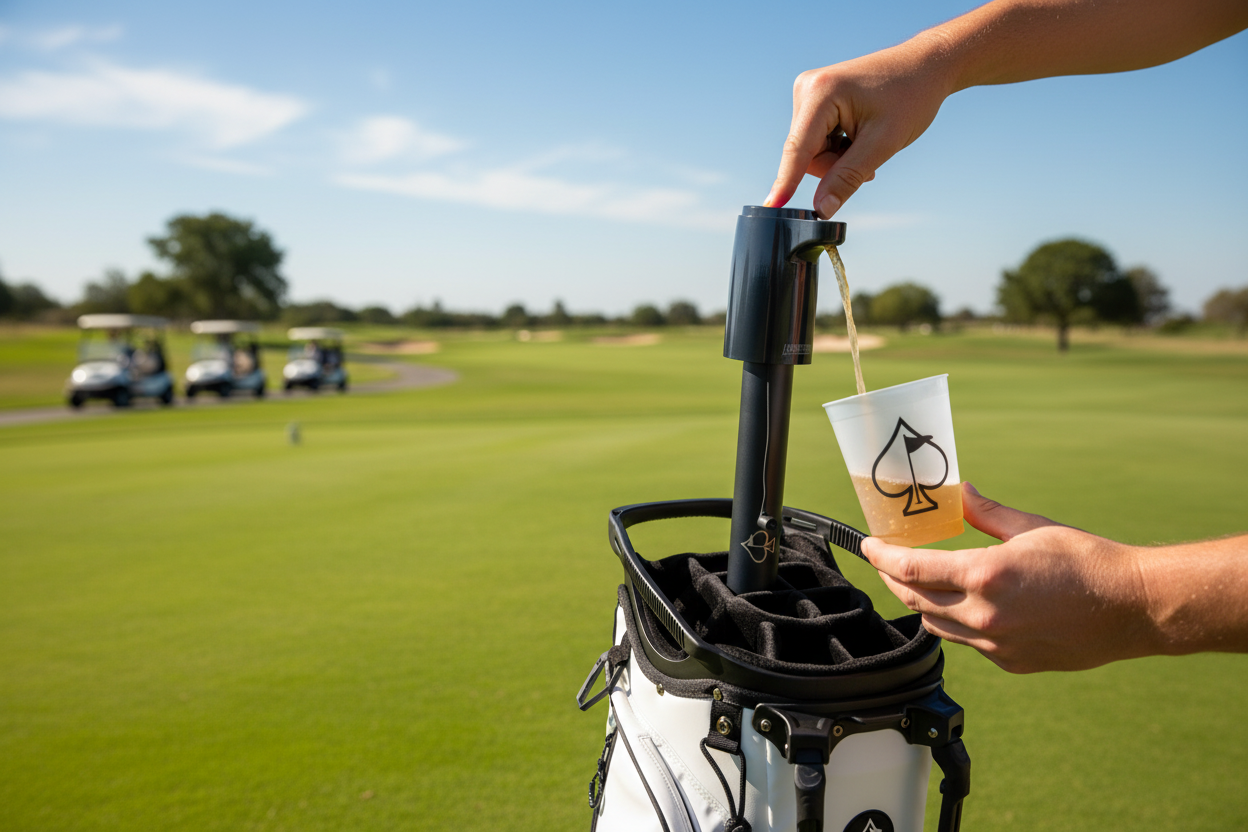 LiquorStick 3.0 on Golf Course